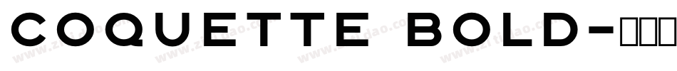 Coquette Bold字体转换
